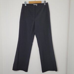 Tristan & Iseut Black Wide Leg Trousers Wool Blend Dress Pants Slacks High Rise